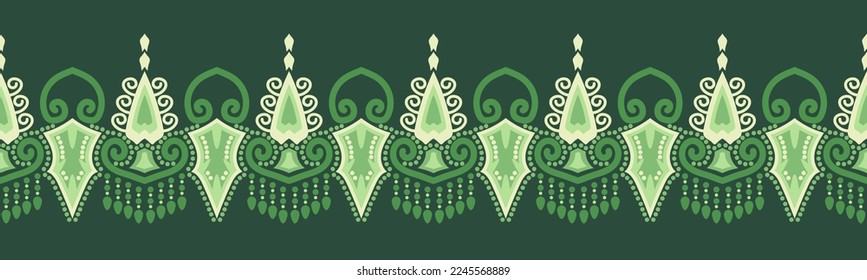 Ethnic pattern geometric design folklore ornament. Tribal ethnic vector texture. Seamless striped pattern in Aztec style. Figure tribal embroidery. Indian EP.26.background color can be changedDesign 