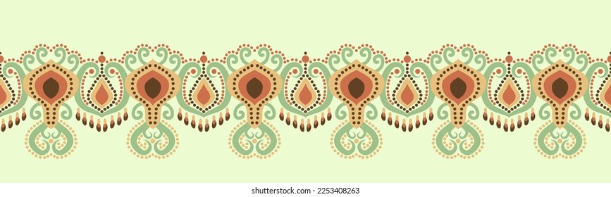 Ethnic pattern geometric design folklore ornament. Tribal ethnic vector texture. Seamless striped pattern in Aztec style. Figure tribal embroidery. Indian EP.55.background color can be changedDesign 