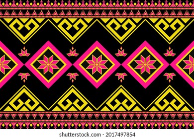 ethnic pattern, geometric pattern, seamless pattern design for background, wallpaper