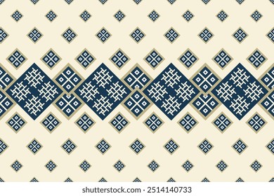 Ethnisches Muster geometrischen traditionellen Stil nahtlose Muster Design für Stoffmuster Designer Verwendung für Hintergrund Stoff Teppich