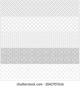 ethnic pattern. Handmade. Horizontal stripes. Black and white print for your textiles. Vector illustration.