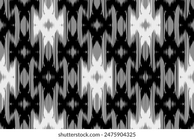 Patrón étnico ikat fondo tribal azteca Vector oriental diseño tradicional para fondo.