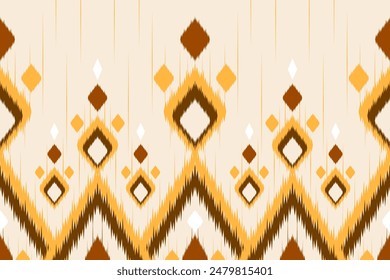 Ethnic pattern ikat background tribal aztec vector oriental traditional design for background.