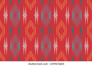Ethnische Muster ikat Blume Stamm Afrika Vektorgrafik traditionellen Design für Hintergrund. Ikat wird in vielen traditionellen Textilzentren weltweit hergestellt, darunter Indien bis Zentralasien, 