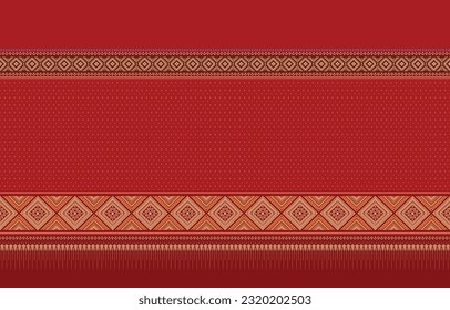 Patrón étnico ikat patrón geométrico oriental   para fondo, alfombra, papel pintado, ropa, envoltura, tela, ilustración vectorial