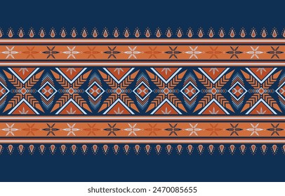 Ethnic pattern ikat geometric oriental American Mexican style pattern for background, carpet, wallpaper, clothing,vector illustration, wrap, fabric