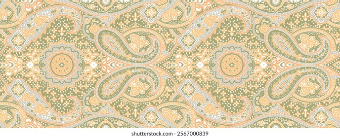 ethnic Pattern with ikat and saree-inspired abstract ethnic designs for textiles, wallpapers, gift wraps, and backgrounds.