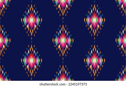 Ethnische Muster kat nahtlos. Stammes afrikanisches Indisches traditionelles Stickereihintergrund Azteken-Teppich-Batik-Ornament Chevron Textil-Dekoration Tapete