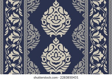 Ethnic Pattern. Ethnic India Bhandhani seamless pattern for embroidery, textile decoration and tile design.