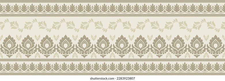 Ethnic Pattern. Ethnic India Bhandhani seamless pattern for embroidery, textile decoration and tile design.