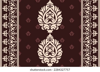 Ethnic Pattern. Ethnic India Bhandhani seamless pattern for embroidery, textile decoration and tile design.