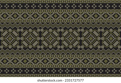 Ethnic Pattern. Ethnic India Bhandhani seamless pattern for embroidery, textile decoration and tile design.