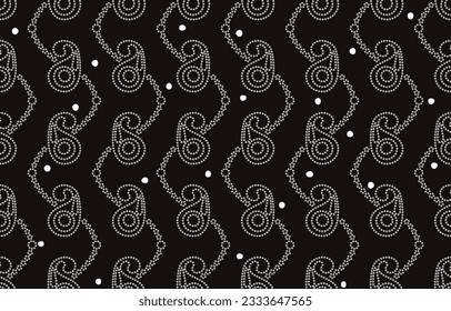 Ethnische Muster. Ethnische Indien Bhandhani nahtlose Muster für Stickereien, Textildekoration und Fliesendesign.