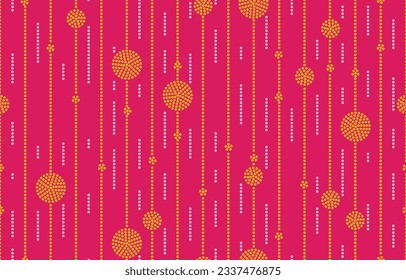 Ethnic Pattern. Ethnic India Bhandhani seamless pattern for embroidery, textile decoration and tile design.