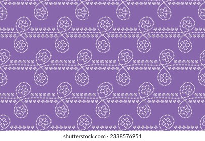 Ethnic Pattern. Ethnic India Bhandhani seamless pattern for embroidery, textile decoration and tile design.