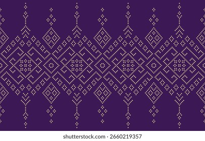 Ethnic Pattern. Ethnic India Bhandhani seamless pattern for embroidery, textile decoration and tile design.