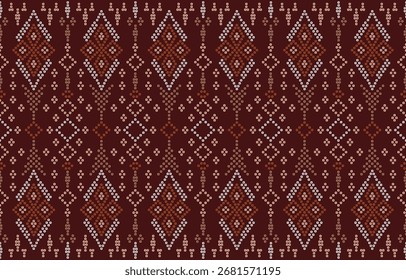 Patrón étnico. Patrón inconsútil de Bhandhani de la India étnica para el bordado, la decoración textil y el diseño del azulejo.