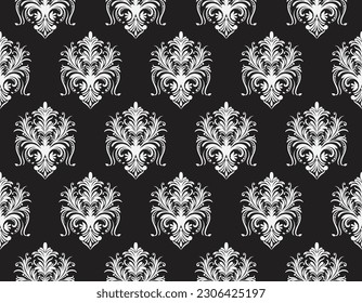 Ethnic Pattern. Ethnic India seamless pattern design oriental style. Damask India Motif.
