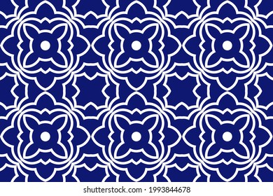 Ethnic pattern morocco design abstract background.