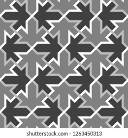 Ethnic pattern. Mosaic tiles. Figures motif. Ethnical backdrop. Digital paper, web design, textile print, abstract background.Folk ornament. Tribal wallpaper. Seamless vector.