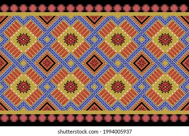 Patrón étnico diseño nativo fondo abstracto.