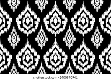 Ethnic pattern, Ogee, Geometric ethnic, Paisley pattern, Ikat pattern, Ikat chevron, Seamless textile, native american, Vector element, Abstract.