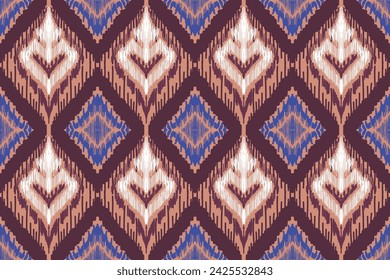 Patrón étnico, Ogee, étnico geométrico, patrón de Paisley, patrón de Ikat, chevron de Ikat, textil sin costura, nativo americano, elemento vectorial, vector abstracto, Batik, bordado de tela, impresión de fondo.