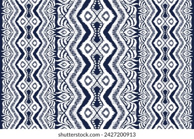 Ethnic pattern, Ogee, Geometric ethnic, Paisley pattern, Ikat pattern, chevron, Seamless textile, native american, Vector element, Abstract Vector, Black, blue, white, fabric embroidery.