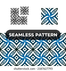 ethnic pattern, ornamental floral pattern, batik, Seamless Batik Pattern, seamless pattern, illustration of batik