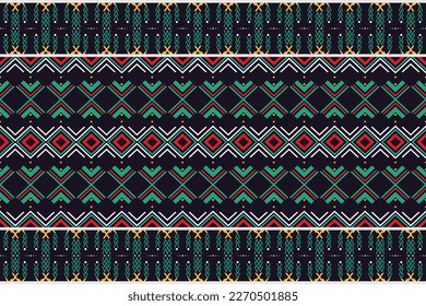 Patrón étnico de los textiles filipinos. Es un patrón de formas geométricas. Crear hermosos patrones de tela. Diseño para impresión. Usando en la industria de la moda.