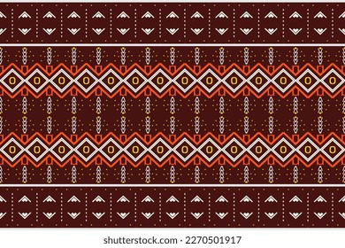 Ethnic pattern Philippine textile. Geometric ethnic pattern traditional Design It is a pattern geometric shapes. Create beautiful fabric patterns. Design for print. Using in the fashion industry.