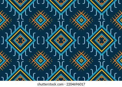 Patrón étnico de los textiles filipinos. fondo de patrón tradicional Es un patrón creado mediante la combinación de formas geométricas. Diseño para impresión. Usando en la industria de la moda.