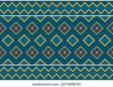 Ethnic pattern Philippine textile. traditional patterned vector It is a pattern geometric shapes. Create beautiful fabric patterns. Design for print. Using in the fashion industry.