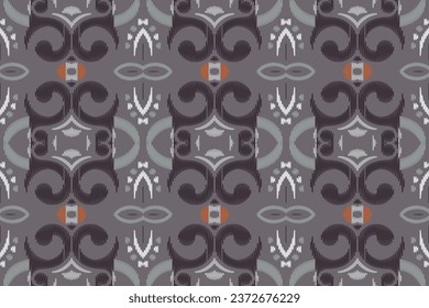 Ethnische Muster philippinische Textilien. traditionelle gemusterte Teppiche Es ist ein Muster, das durch die Kombination geometrischer Formen geschaffen wurde. Erstellen Sie schöne Stoffmuster. Design für den Druck. Ikat-Muster