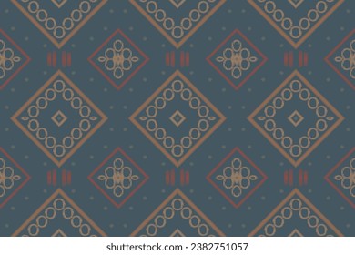 Ethnic pattern Philippine textile. traditional patterned vector It is a pattern created by combining geometric shapes. Create beautiful fabric patterns. Design for print.
