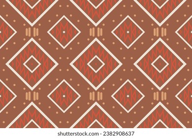 Ethnic pattern Philippine textile. traditional patterned vector It is a pattern created by combining geometric shapes. Create beautiful fabric patterns. Design for print.
