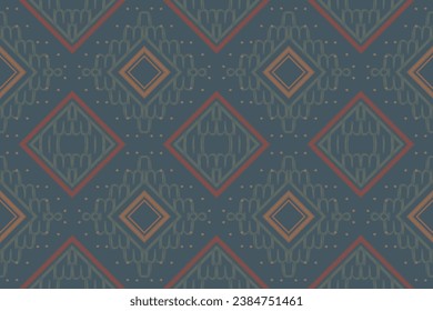 Ethnic pattern Philippine textile. Traditional ethnic patterns vectors It is a pattern created by combining geometric shapes. Create beautiful fabric patterns. Design for print.