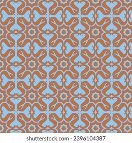 Ethnic pattern Philippine textile. Traditional ethnic patterns vectors It is a pattern created by combining geometric shapes. Design for print. Using in the fashion industry. 