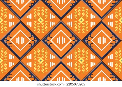 Patrón étnico de Filipinas. diseño de patrones tradicionales Es un patrón creado mediante la combinación de formas geométricas. Crear hermosos patrones de tela. Diseño para impresión. Usando en la industria de la moda.