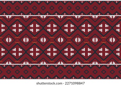Patrón étnico de Filipinas. diseño de patrones tradicionales Es un patrón de formas geométricas. Crear hermosos patrones de tela. Diseño para impresión. Usando en la industria de la moda.