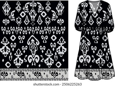 Ethnische Muster Print Design trendy