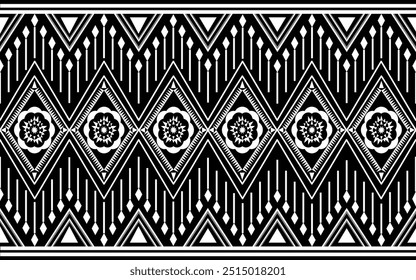 Ethnic pattern seamless art for fabric geometric ethnic pattern seamless, wallpaper, background. Design for fabric print repeat, curtain, carpet ,geometry illustration and decorative.