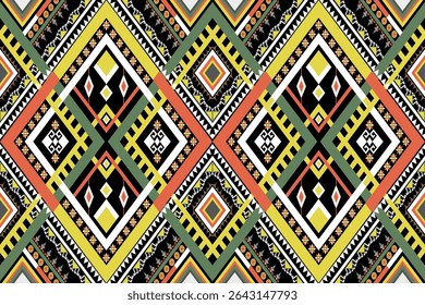 Ethnic pattern seamless. Aztec fabric home decoration, traditional embroidery pattern seamless background. Native abstract. Design for fabric, art, wallpaper, textile, and wrapping.