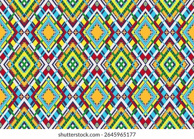 Ethnic pattern seamless. Aztec fabric home decoration traditional embroidery pattern seamless background. Native abstract geometry.. Design for fabric, art, wallpaper, textile, wrapping. 