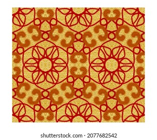 ethnic pattern seamless flower color oriental. seamless pattern. Design for fabric, curtain, background, carpet, wallpaper, clothing, wrapping, Batik, fabric, Vector illustration. pattern style.