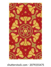 patrón étnico sin fisuras color de flores oriental. patrón impecable. Diseño para tela, cortina, fondo, alfombra, papel pintado, ropa, envoltura, Batik, tela, ilustración vectorial. estilo de patrón.