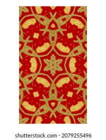 ethnic pattern seamless flower color oriental. seamless pattern. Design for fabric, curtain, background, carpet, wallpaper, clothing, wrapping, Batik, fabric, Vector illustration. pattern style.