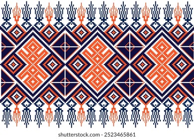 Ethnic pattern seamless geometric, Aztec embroidery border seamless, pattern art background, wallpaper, Design for febric, carpet textile, furniture decoration, carpet, geometry seamless pattern
