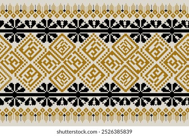 Ethnic pattern seamless geometric, Aztec embroidery border seamless,pattern art ethnic style, wallpaper, Design for febric, batik,carpet textile, furniture dcoration, carpet, geometry semless pattern

