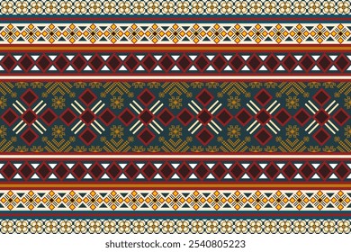 Patrón étnico sin fisuras, diseño geométrico, patrones aztecas bordados sin fisuras. diseño étnico, patrón de Fondo de pantalla de arte de fondo, diseño para tela, cortina, alfombra, geometría sin fisuras patrón
